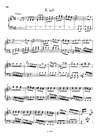 Domenico Scarlatti  score for Piano