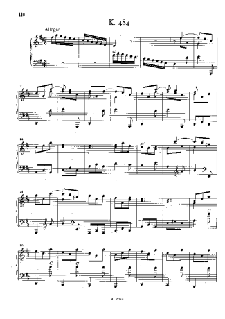 Domenico Scarlatti  score for Piano