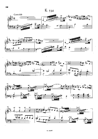 Domenico Scarlatti  score for Piano