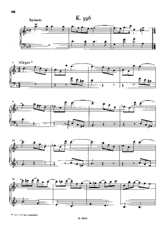 Domenico Scarlatti  score for Piano