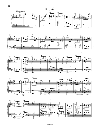 Domenico Scarlatti Keyboard Sonata In D Minor K.516 score for Piano