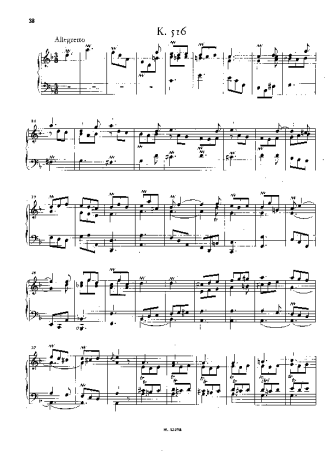 Domenico Scarlatti  score for Piano