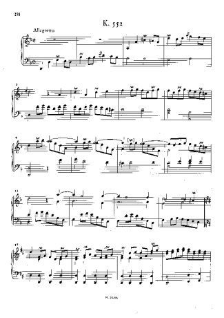 Domenico Scarlatti  score for Piano