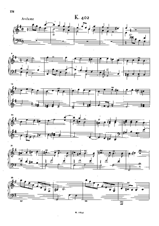 Domenico Scarlatti Keyboard Sonata In E Minor K.402 score for Piano