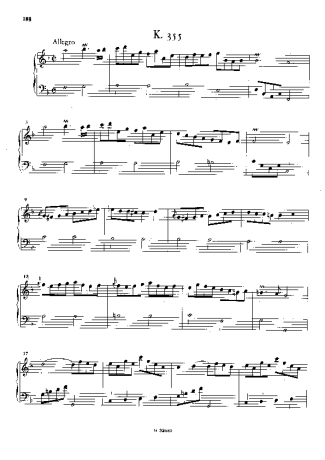 Domenico Scarlatti Keyboard Sonata In F Major K.355 score for Piano