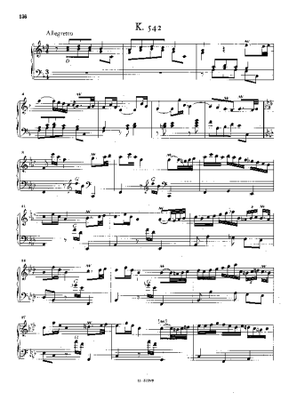 Domenico Scarlatti  score for Piano