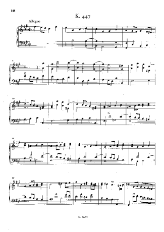 Domenico Scarlatti Keyboard Sonata In F# Minor K.447 score for Piano