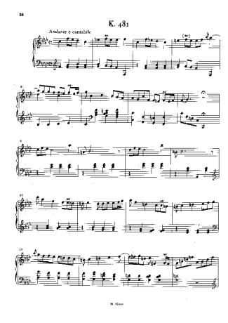 Domenico Scarlatti Keyboard Sonata In F Minor K.481 score for Piano