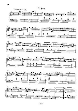 Domenico Scarlatti Keyboard Sonata In G Major K.304 score for Piano