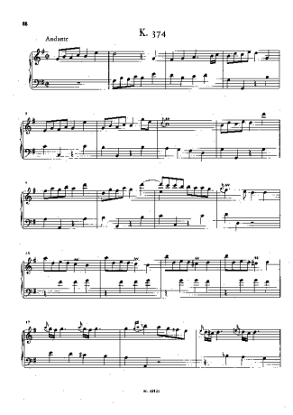Domenico Scarlatti Keyboard Sonata In G Major K.374 score for Piano