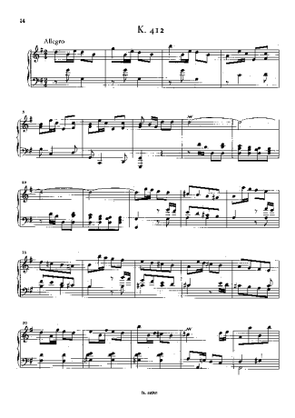 Domenico Scarlatti  score for Piano