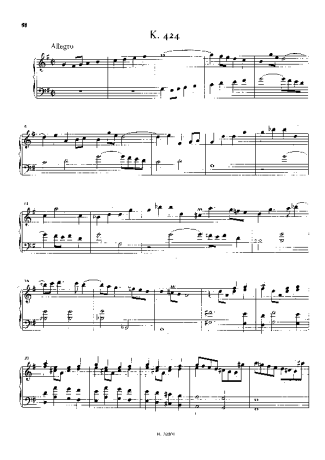 Domenico Scarlatti  score for Piano