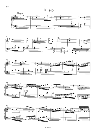 Domenico Scarlatti Keyboard Sonata In G Major K.449 score for Piano