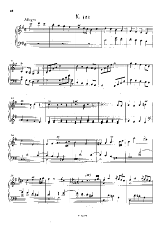 Domenico Scarlatti  score for Piano