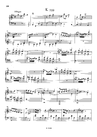 Domenico Scarlatti Keyboard Sonata In G Major K.539 score for Piano