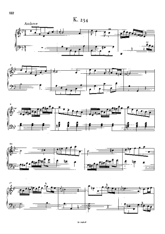 Domenico Scarlatti  score for Piano