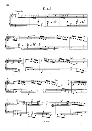 Domenico Scarlatti Keyboard Sonata In G Minor K.546 score for Piano