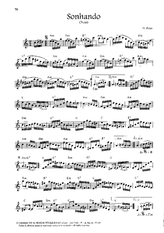 Domingos Pecci  score for Violin