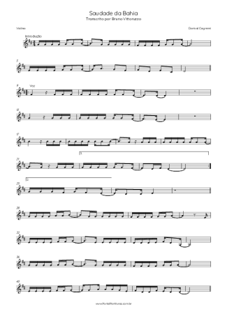 Score for Violin