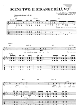 These Walls" Sheet Music by Dream Theater for Guitar Tab/Vocal - Sheet  Music Now