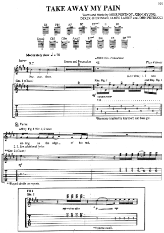 Dream Theater  score for Guitar