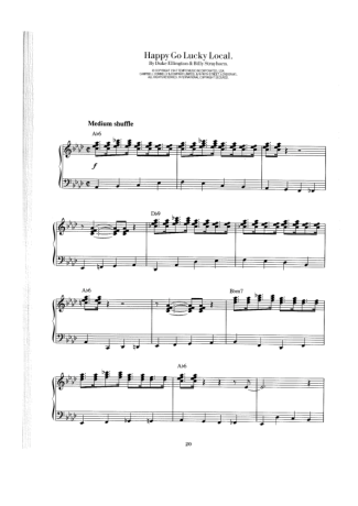 Duke Ellington  score for Piano