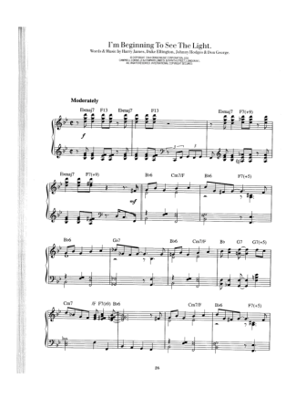 Duke Ellington  score for Piano