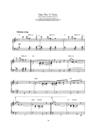 Duke Ellington  score for Piano