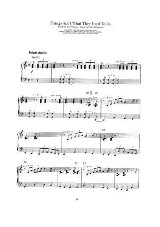 Duke Ellington  score for Piano