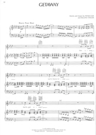 Earth Wind And Fire  score for Piano