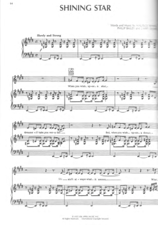 Earth Wind And Fire  score for Piano