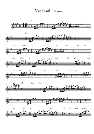 Ed Motta  score for Alto Saxophone
