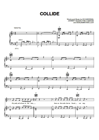 Ed Sheeran  score for Piano