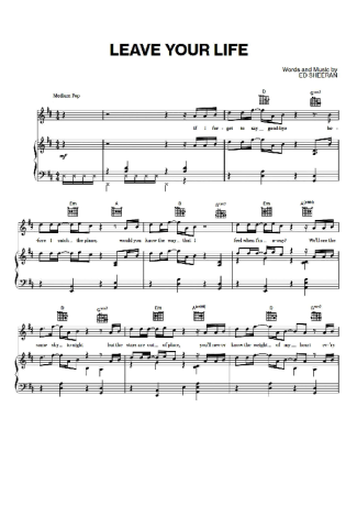 Ed Sheeran  score for Piano