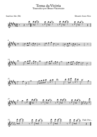 Eduardo Souto Neto Tema Da Vitória score for Alto Saxophone