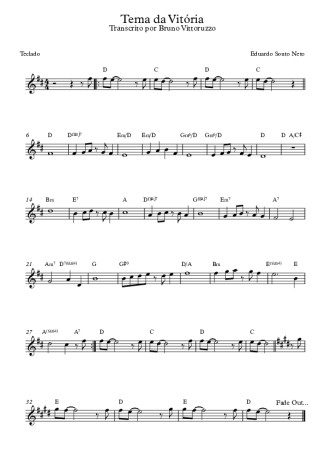 Eduardo Souto Neto Tema Da Vitória score for Keyboard