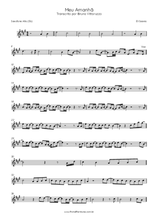 Gabriela Rocha - Lugar Secreto - Sheet Music For Alto Saxophone