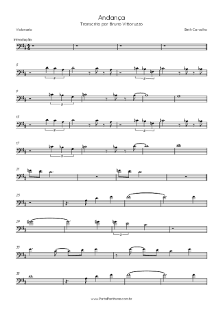 Elis Regina Andança score for Cello