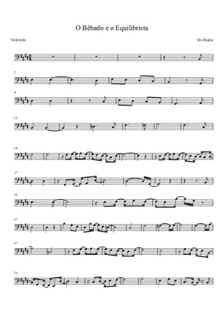 Elis Regina  score for Cello