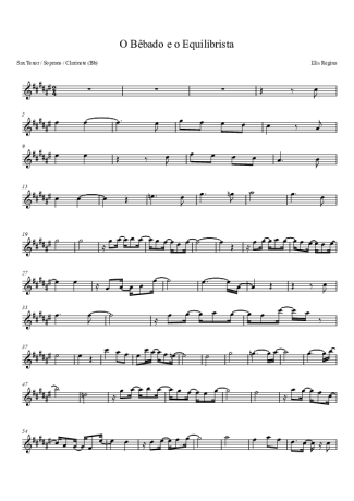 Elis Regina  score for Clarinet (Bb)