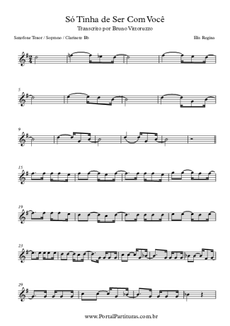 Elis Regina  score for Clarinet (Bb)