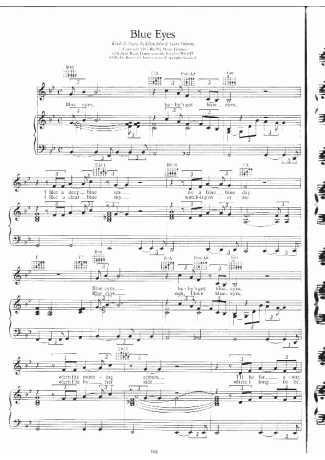 Elton John  score for Piano