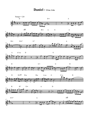 Elton John  score for Tenor Saxophone Soprano (Bb)