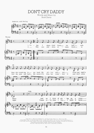 Elvis Presley  score for Piano