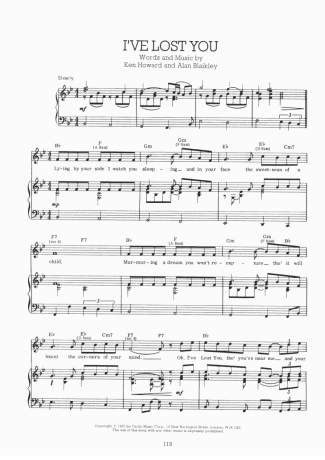 Elvis Presley  score for Piano