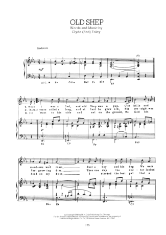 Elvis Presley  score for Piano