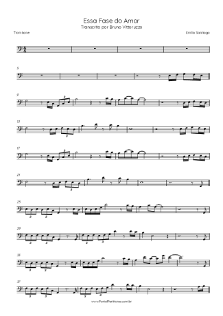 Emílio Santiago Essa Fase Do Amor score for Trombone
