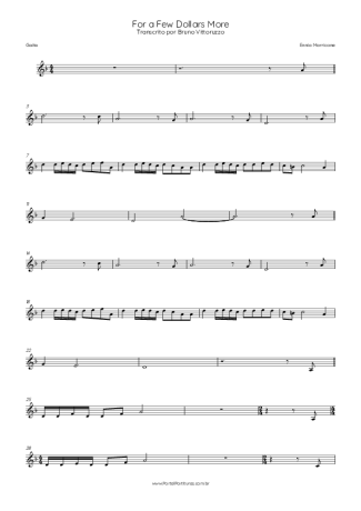 Ennio Morricone For A Few Dollars More score for Harmonica