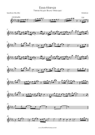 Entretons  score for Alto Saxophone