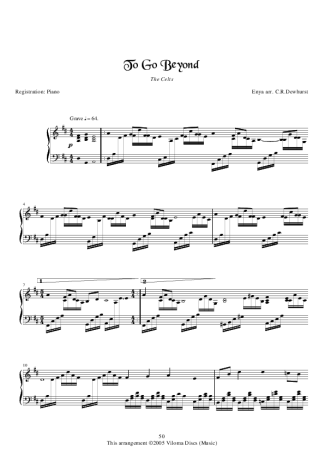 Enya  score for Piano